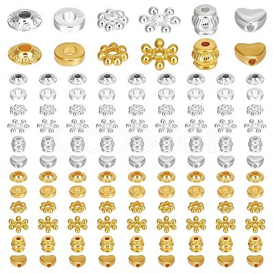 600Pcs 12 Styles Alloy Beads FIND-PH0028-83-1
