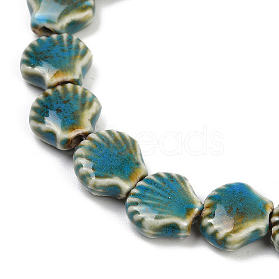 Handmade Porcelain Beads Strands PORC-Q002-01A-02-1
