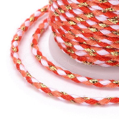4-Ply Polycotton Cord with Metallic Thread X1-OCOR-Z003-D34-1