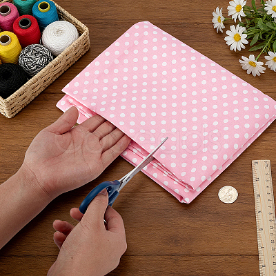 Polka Dot Pattern Cotton Fabric DIY-GA0010-22B-1