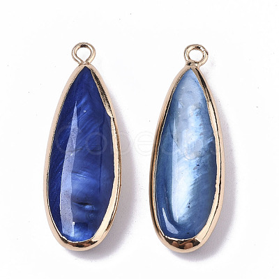 Natural Freshwater Shell Pendants SHEL-R047-03A-1