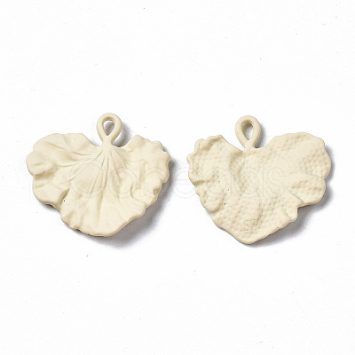Spray Painted Alloy Pendants PALLOY-T077-118D-RS-1