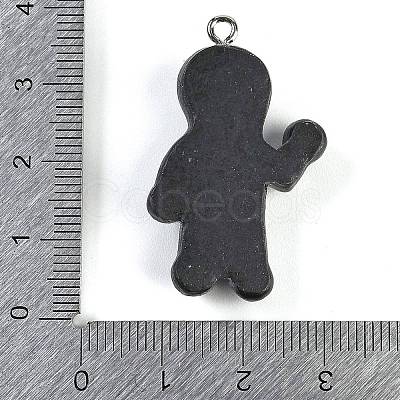 Halloween Theme Resin Pendants RESI-M046-01B-01-1