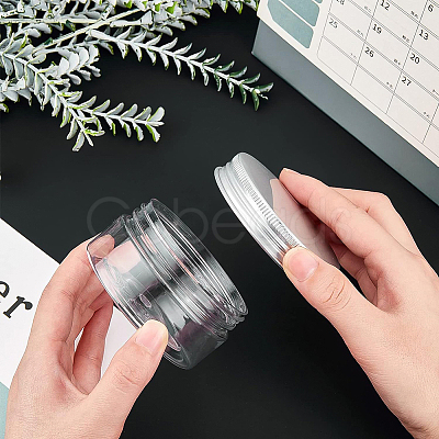 Transparent Plastic Bead Containers CON-BC0004-86-1