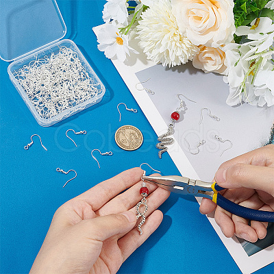 150Pcs 304 Stainless Steel Earring Hooks STAS-UN0058-82-1