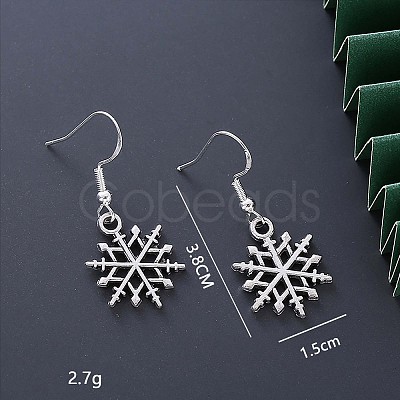 Brass & Alloy Dangle Earrings FS-WG95800-06-1