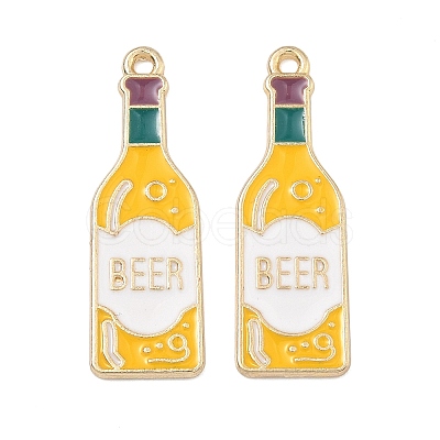 Alloy Enamel Pendants FIND-H020-01D-G-1