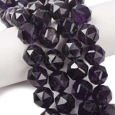 Natural Amethyst Beads Strands GG-CBA59DD-B01-10mm-1
