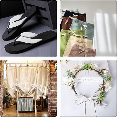 Cotton Cotton Twill Tape Ribbons OCOR-WH0057-30E-01-1