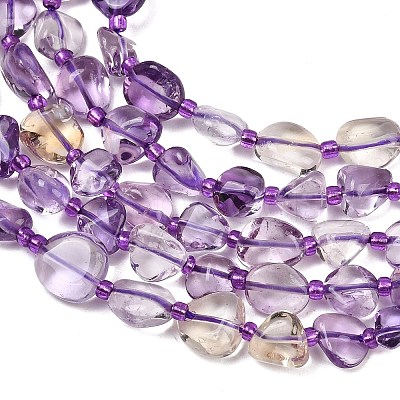 Natural Ametrine Beads Strands GG-CBA3A44-C03-02-1
