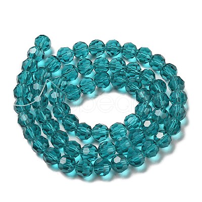 Transparent Glass Beads X-EGLA-A035-T8mm-D12-1