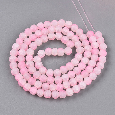 Crackle Glass Beads X1-GLAA-N009-8mm-02-1