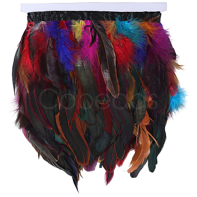 1 Bundle Fashion Feather Cloth Strand Costume Accessories DIY-GF0012-59C-1