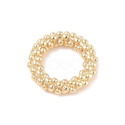 Brass Closed Jump Rings KK-S369-02G-02-1