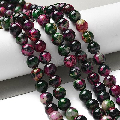 Natural Agate Beads Strands G-NH0001-G12-01-1