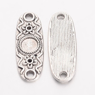 Alloy Cabochon Connector Settings EA281Y-1