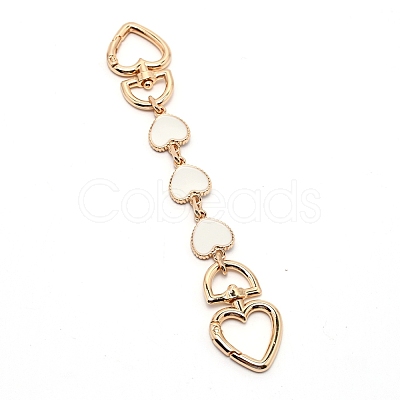 Light Gold Zinc Alloy Hanger Clasps FIND-WH0066-36C-1