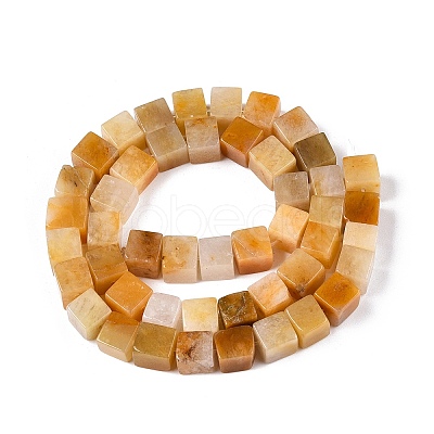 Natural Topaz Jade Beads Strands G-T139-8x8-30B-1