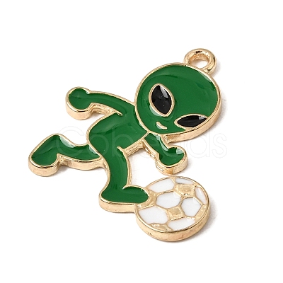 Alloy Enamel Pendants AL-CBA2C8B-03B-G-1