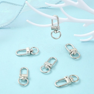10Pcs Alloy Swivel Clasps PURS-CJ0001-01-1