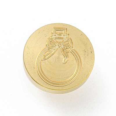 Wax Seal Brass Stamp Head AJEW-G056-01I-1