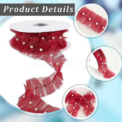 Polyester Embroidery Flower Lace Trim OCOR-WH20006-84B-1