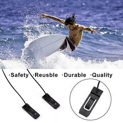 Plastic Sup Split Surfer Paddle Board Fin Clip AJEW-WH0258-882-1