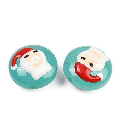 Christmas Handmade Lampwork Enamel Beads LAMP-C020-03D-1