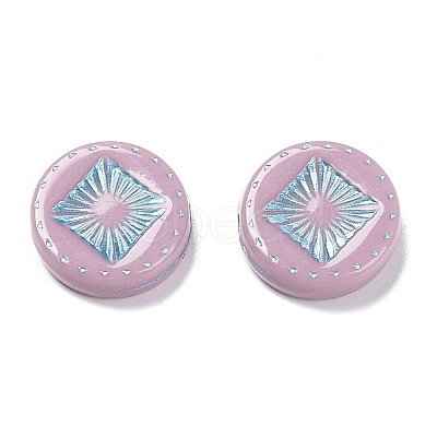 Opaque Acrylic Beads OACR-G016-07H-1