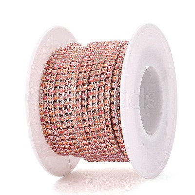 Iron & ABS Plastic Imitation Pearl Tennis Chains CH-Q006-01A-07-1