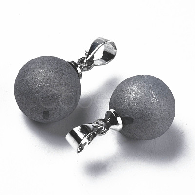 Natural Agate Charms G-Q998-036B-1