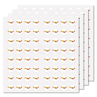 Waterproof Self-Adhesive Picture Stickers DIY-WH0370-007-1