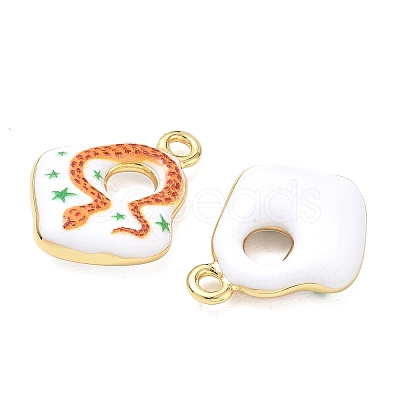 Printed Brass Pendants KK-CBA42CA-04G-04-1