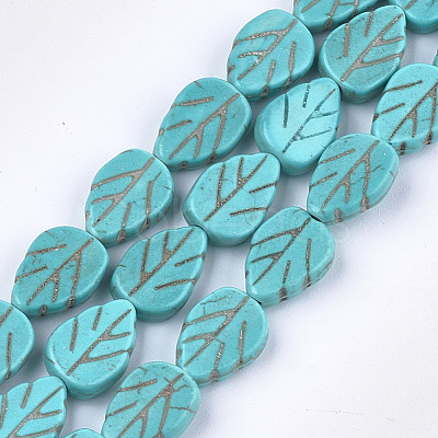 Synthetic Turquoise Beads Strands TURQ-T003-15C-1