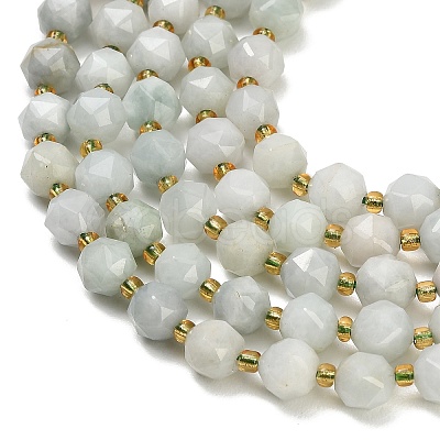 Natural Myanmar Jade Jadeite Jade Beads Strands GG-CBA3921-B15-8mm-1
