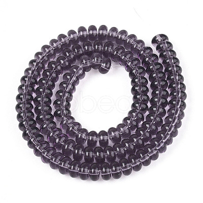 Transparent Glass Beads Strands GLAA-ZX008-6mm-19E-1