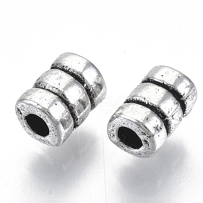 Tibetan Style Alloy Beads TIBEB-N005-13AS-RS-1