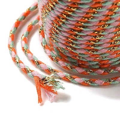 4-Ply Polycotton Cord with Metallic Thread OCOR-Z003-D98-1
