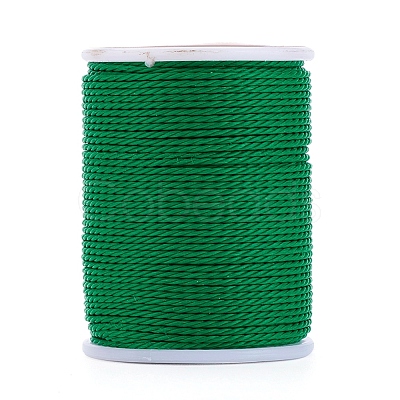 Round Waxed Polyester Cord YC-G006-01-1.0mm-18-1