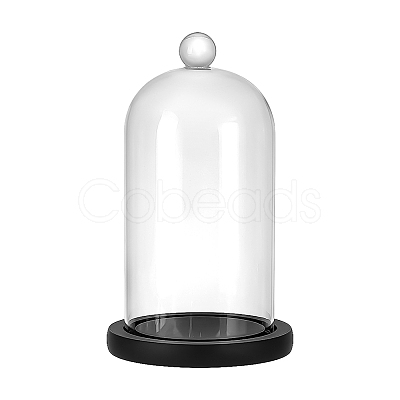 Arch Glass Dome Cover AJEW-WH0481-606A-1