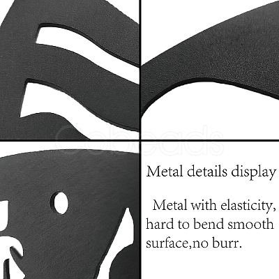 Iron Pendant Decorations HJEW-WH0013-029-1