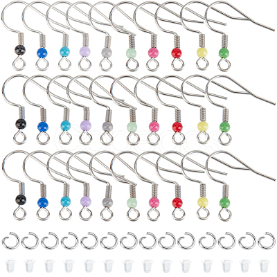 200Pcs 304 Stainless Steel Earring Hooks STAS-SP0001-42-1