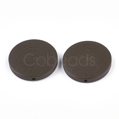 Painted Natural Wood Beads X-WOOD-S049-02A-01-1