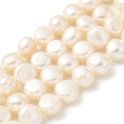 Natural Cultured Freshwater Pearl Beads Strands PEAR-A006-09I-1
