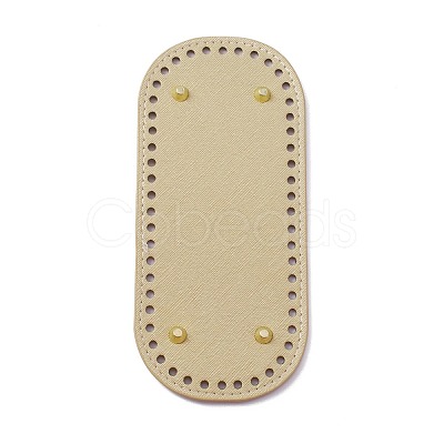 Imitation Leather Knitting Crochet Bags Bottom FIND-WH0049-93A-1