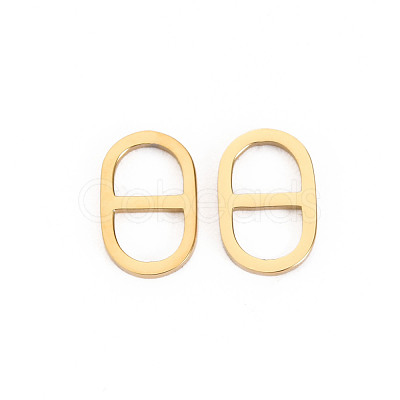 304 Stainless Steel Connector Charms STAS-S116-221A-1