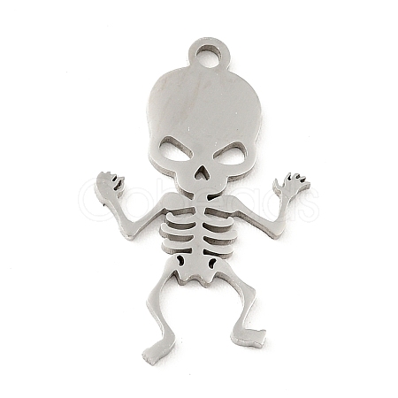 Non-Tarnish 201 Stainless Steel Pendants LS-STAS-E015-20P-1