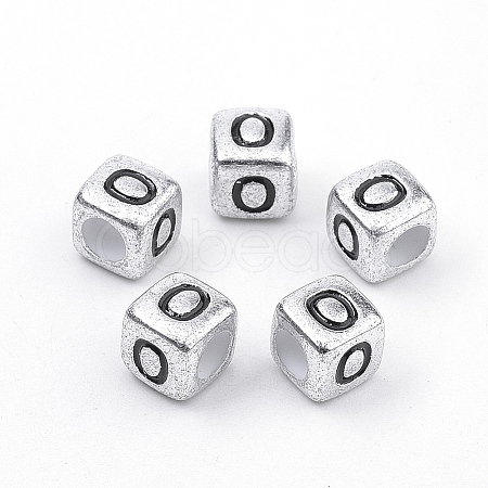 Plated Acrylic Beads X1-PB43C9308-O-1