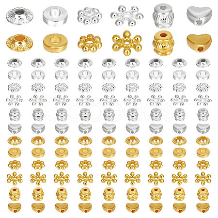600Pcs 12 Styles Alloy Beads FIND-PH0028-83-1