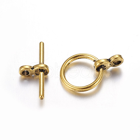 Tibetan Style Toggle Clasps LS-GAB2035Y-NF-1